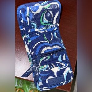 Vera Bradley Blue and Green Patterned Wallet
